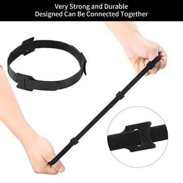 BALABALA Reusable Fastening Cable Ties 6 in Cable Management Ties 100 pcs Cable Straps Wire Ties Adjustable Cord Organizer for Home Office Data Centers Electronics PC TV