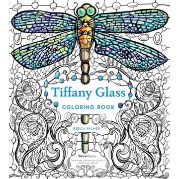 Tiffany Glass Coloring Book - A Vibrant Artistic Journey