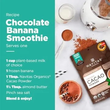 Navitas Organics Cacao Powder Organic Gluten-Free 24 Oz