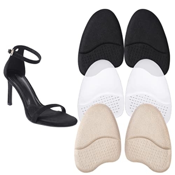 Ultimate Comfort Metatarsal Pads for Women - Anti-Slip, 3-Pair Set