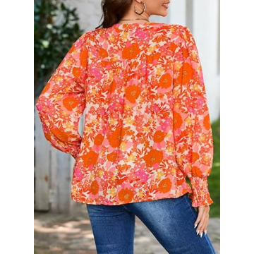 Dokotoo Women's Trendy Boho Blouse Summer Fashion Top