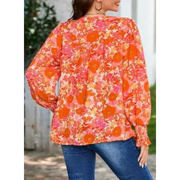 Dokotoo Women's Trendy Boho Blouse Summer Fashion Top