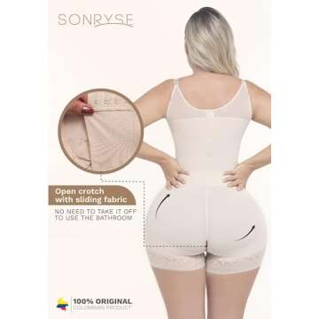 Sonryse Fajas Post Surgery Compression Colombian Girdles-Reducing and Shaping for Women