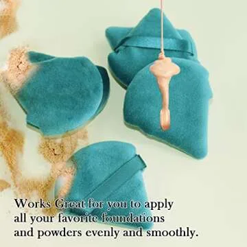 Daubigny Powder Puffs 6 Pieces - Soft Makeup Sponges