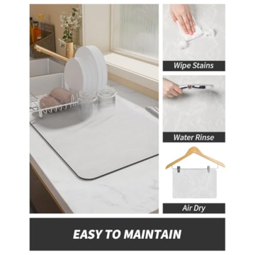 AMOAMI Coffee Mat for Clean Kitchen Under Coffee Maker