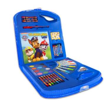 Paw Patrol Ultimate Coloring and Activity Set for Kids - Paw Patrol Portfolio Travel Activity Bundle with Coloring Book, Stickers, Games, Puzzles, More | Paw Patrol Activities for Boys, Girls