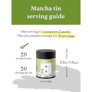 KYOHAYASHIYA Matcha powder - Hatsu - Kyoto Uji Ceremonial grade, First harvest stone milled authentic japanese matcha green tea powder (1.4oz)