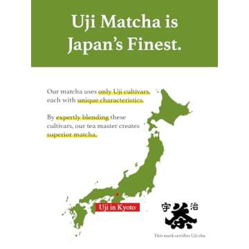 KYOHAYASHIYA Matcha powder - Hatsu - Kyoto Uji Ceremonial grade, First harvest stone milled authentic japanese matcha green tea powder (1.4oz)