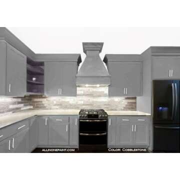 ALL-IN-ONE Paint, Durable cabinet and furniture paint. Built in primer and top coat, no sanding need...