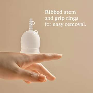 TIEUTCUP Menstrual Cup - 12-Hour Leak-Free Comfort for Women