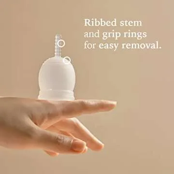 TIEUTCUP Menstrual Cup - 12-Hour Leak-Free Comfort for Women