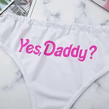Womens Yes Daddy Naughty Panties - Sexy Comfort