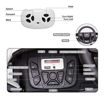 Chevrolet Silverado Ride On Truck with Remote Control for Kids