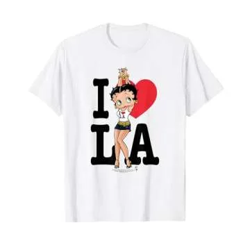Betty Boop I Heart LA T-Shirt - Fun and Flirty Fashion