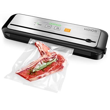 KOIOS Vacuum Sealer with Cutter and Dry/Moist Modes