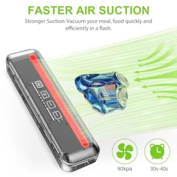 KOIOS Vacuum Sealer with Cutter and Dry/Moist Modes