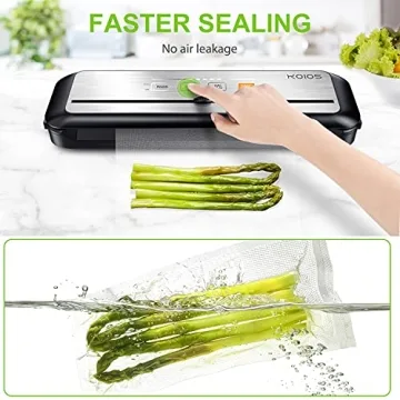 KOIOS Vacuum Sealer with Cutter and Dry/Moist Modes
