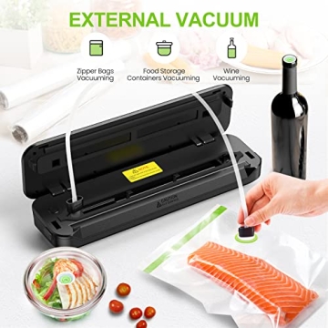 KOIOS Vacuum Sealer with Cutter and Dry/Moist Modes
