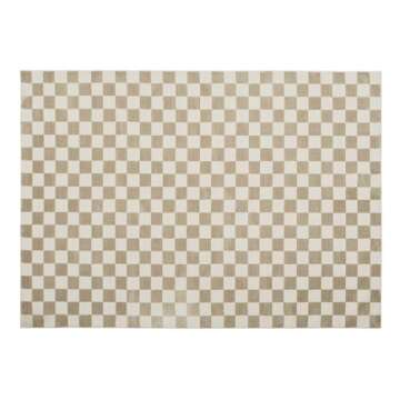 Revival Rugs Gambit Checkered Area Rug - Eco-Friendly & Washable