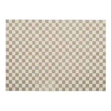 Revival Rugs Gambit Checkered Area Rug - Eco-Friendly & Washable