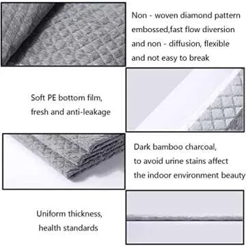 Kathson Rabbit Pee Pads for Easy Cleaning and Odor Control
