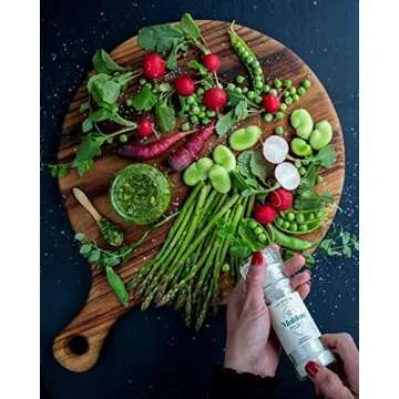 Maldon Sea Salt Grinder - Gourmet, Refillable & Adjustable