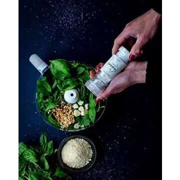 Maldon Sea Salt Grinder - Gourmet, Refillable & Adjustable