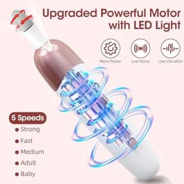Cordless Electric Nail File Set for Home Nail Care