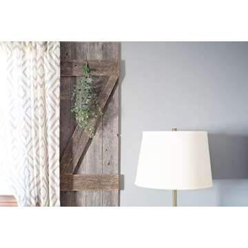 Rustic Decorative Shutters Set of 2 Reclaimed Wood