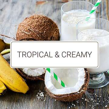 Monin - Coconut Syrup, Sweet and Rich, Great for Cocktails and Smoothies, Gluten-Free, Vegan, Non-GMO (1 Liter)