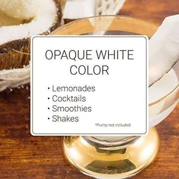 Monin - Coconut Syrup, Sweet and Rich, Great for Cocktails and Smoothies, Gluten-Free, Vegan, Non-GMO (1 Liter)