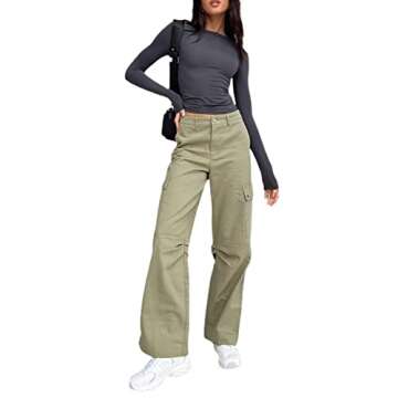 Women's Slim Fit Going Out Crop Tops Casual Solid Color Crew Neck Long Sleeve Tight Tee Shirt Basic Streetwear Gray