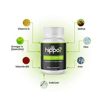 Hippo7 Vegan Complete Multivitamin with Essential Nutrients