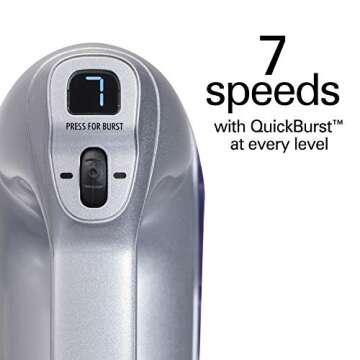 Hamilton Beach 7-Speed Hand Mixer with Snap-On Case