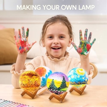 Klever Kits DIY Moon Lamp Craft Kit for Kids