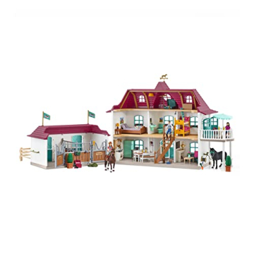 Schleich Horse Club Lakeside Country House 70-Piece Playset for Kids 5-12