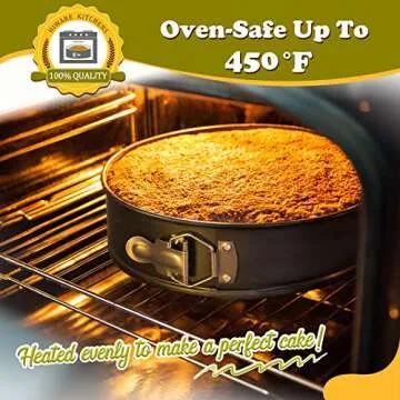 HIWARE 10 Inch Non-stick Springform Pan for Baking