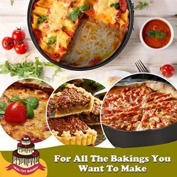 HIWARE 10 Inch Non-stick Springform Pan for Baking