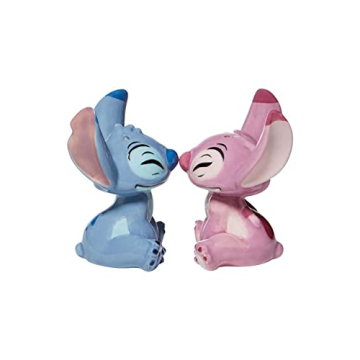 Enesco Disney Stitch and Angel Salt and Pepper Set