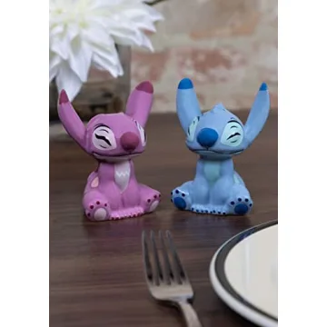 Enesco Disney Stitch and Angel Salt and Pepper Set