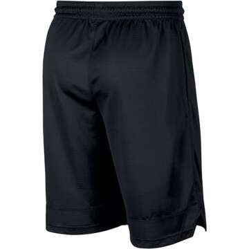 Nike Dri-FIT Icon, Men's basketball , Athletic shorts with side pockets, Black/Black/White, M