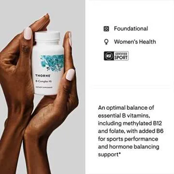 THORNE B-Complex #6 Vitamins for Energy and Brain Health