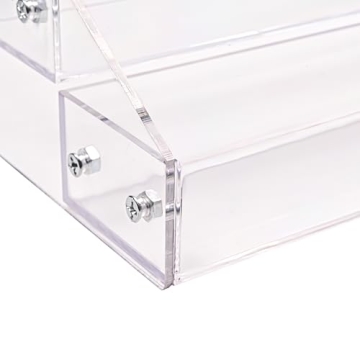 Kingtaily Clear Acrylic Organizer for Makeup and Crafts