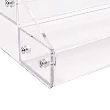 Kingtaily Clear Acrylic Organizer for Makeup and Crafts