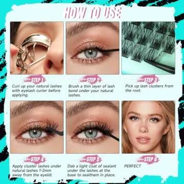 AMZGIRL LASH Midnight DIY Lash Extension Kit - 144 pcs