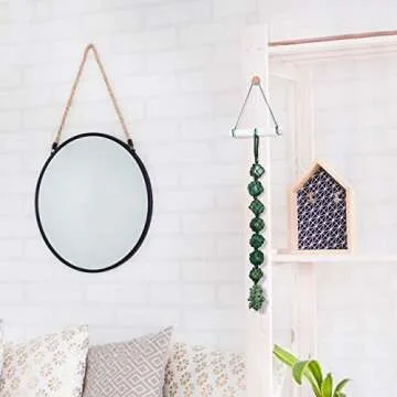 Jovivi Natural Crystals Healing Stones Window Car Hanging Ornaments Green Aventurine Tumbled Gemstones Selenite Stick for Chakra Healing, Reiki, Protection, Yoga Meditation, Good Luck, Feng Shui