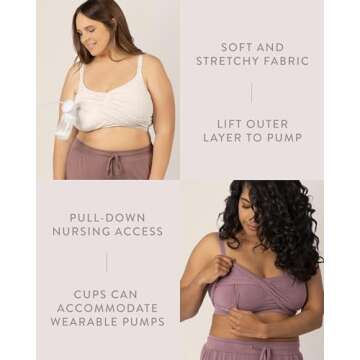 Sublime Wireless Comfort Sleep Nursing Bra for Moms
