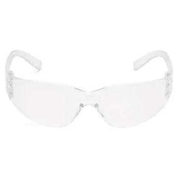 Pyramex Mini Intruder Safety Eyewear Clear Frame Clear Lens ANSI Z87+