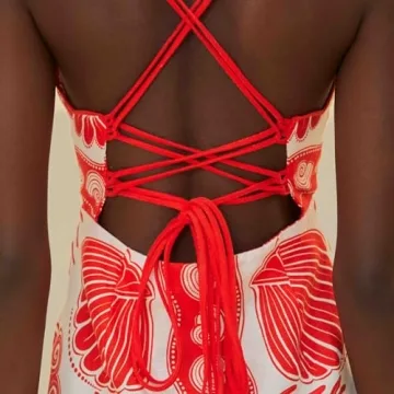 Women Summer Boho Cami Dress Stylish Floral Sundress