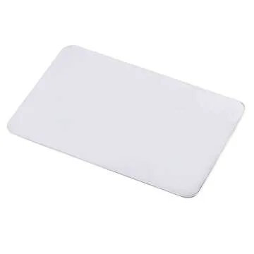 Compact Stainless Steel Mixing Palette with Spatula